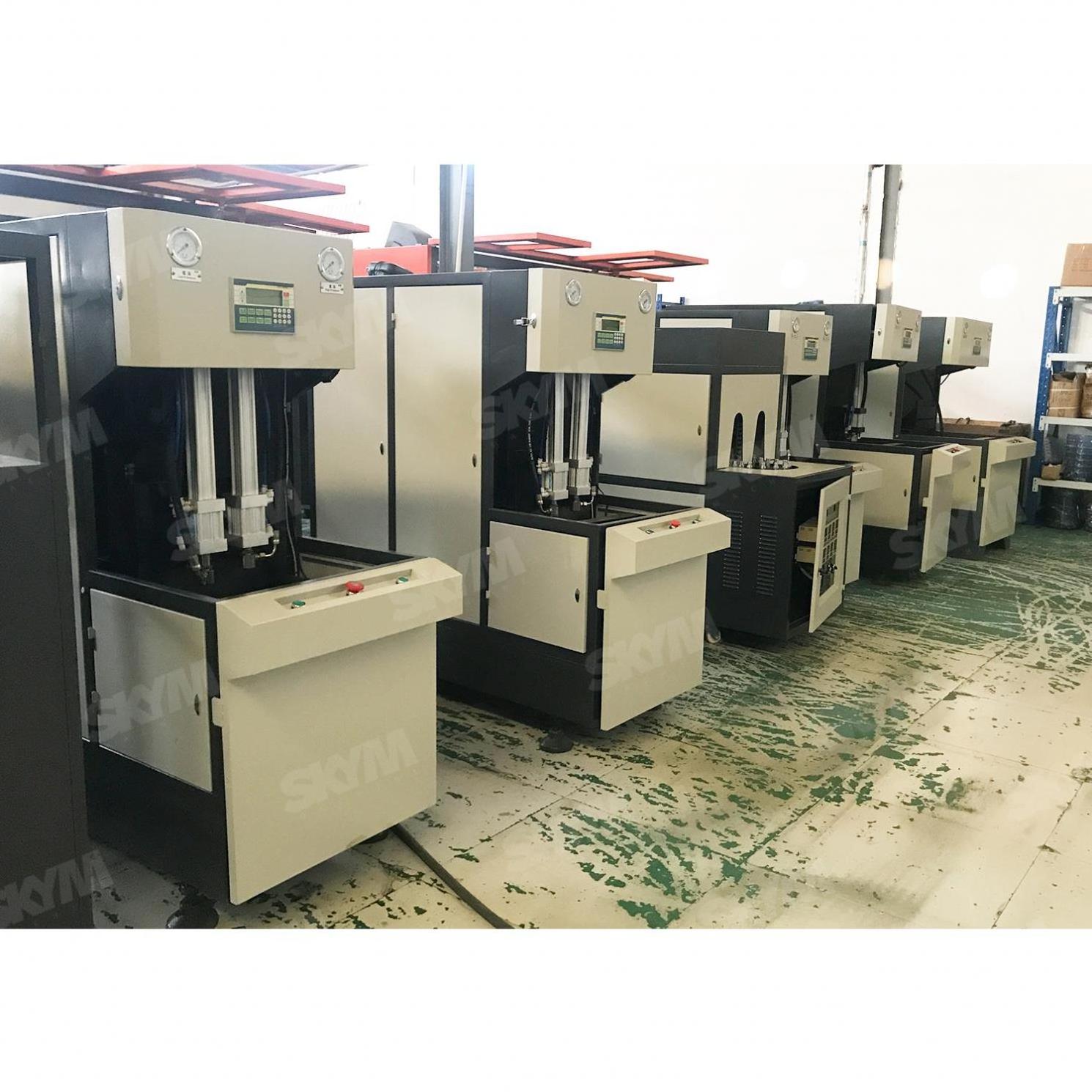 Semi Automatic Injection Plastic Blow Moulding Machine PET Jar Blower Bottles Blowing Making Machine