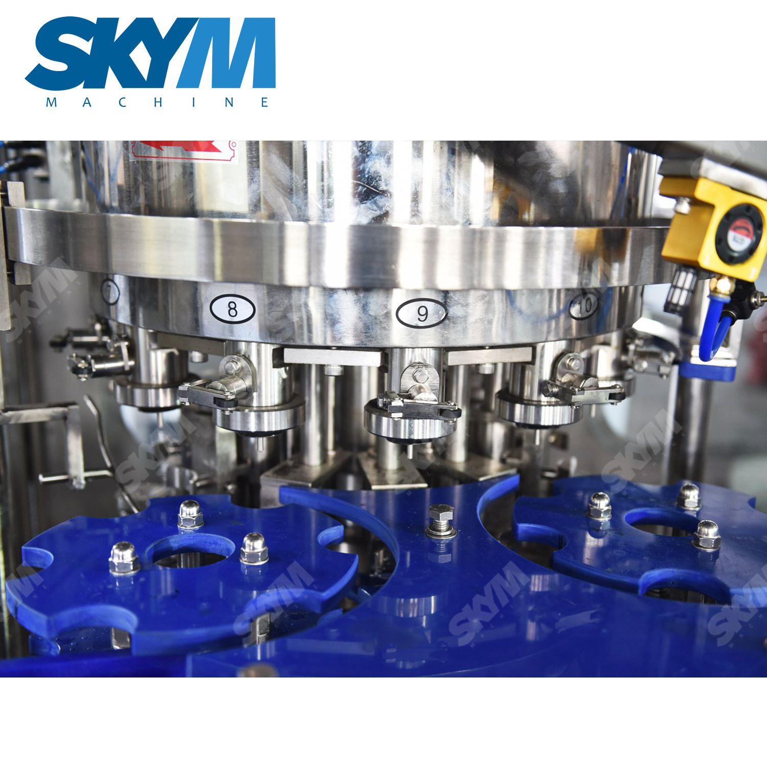 Soda cans filling and sealing machine gas drink Titanium sealing knife aluminum beverage cans filling machine