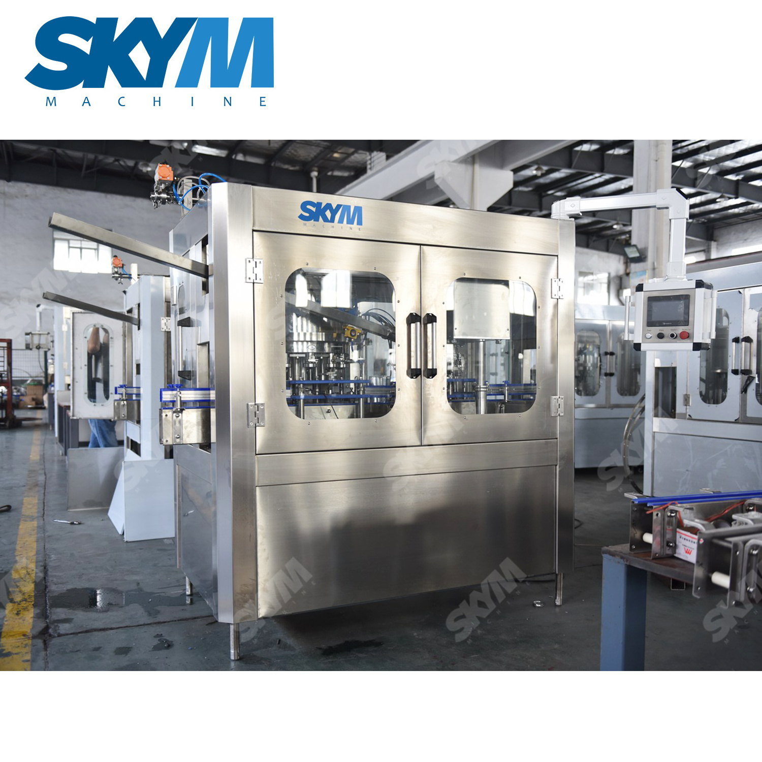 Soda cans filling and sealing machine gas drink Titanium sealing knife aluminum beverage cans filling machine