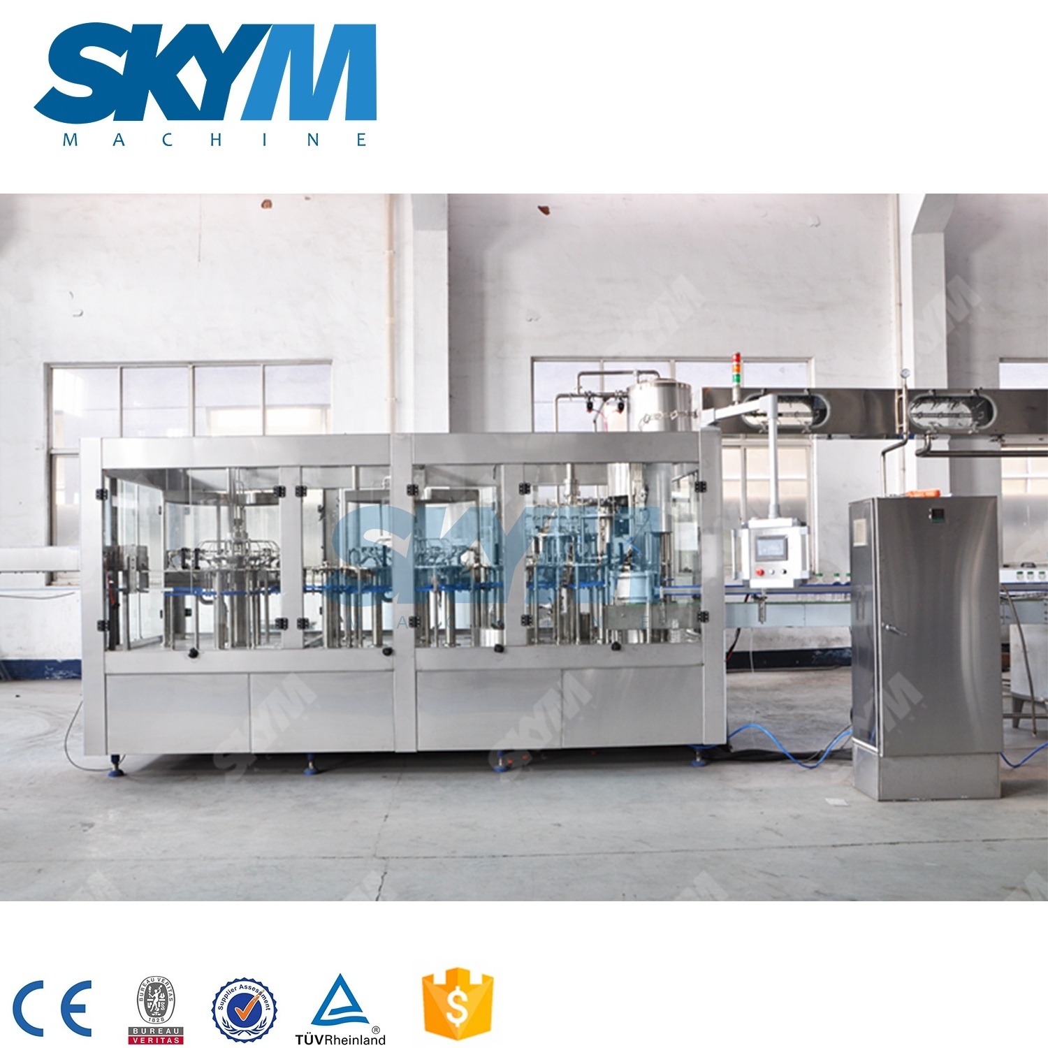 Complete fruit juice processing equipment / hot drink bottling machine / juice making machinery