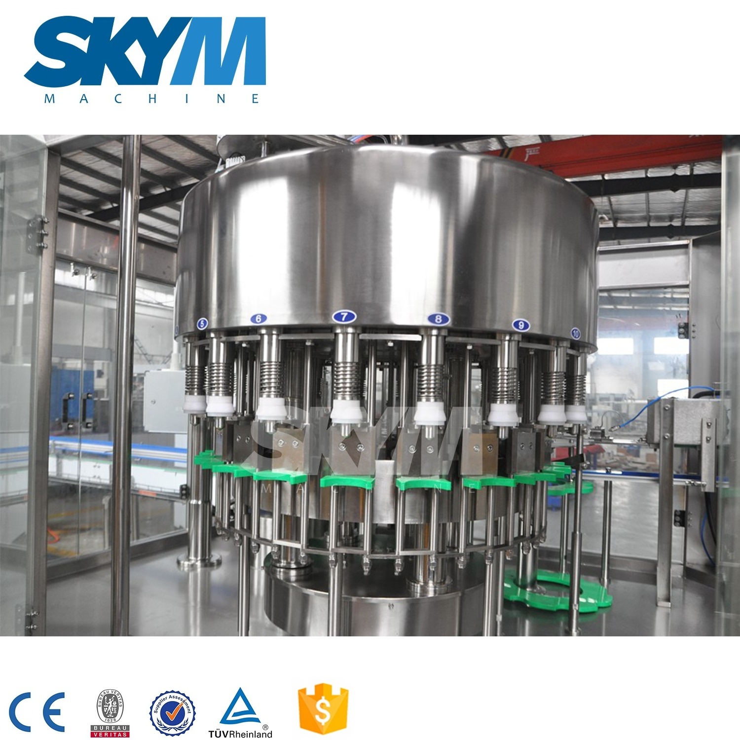 Fully Automatic Liquid Cooking Edible Vegetable Olive Oil Pet Bottle Filling Capping Machine