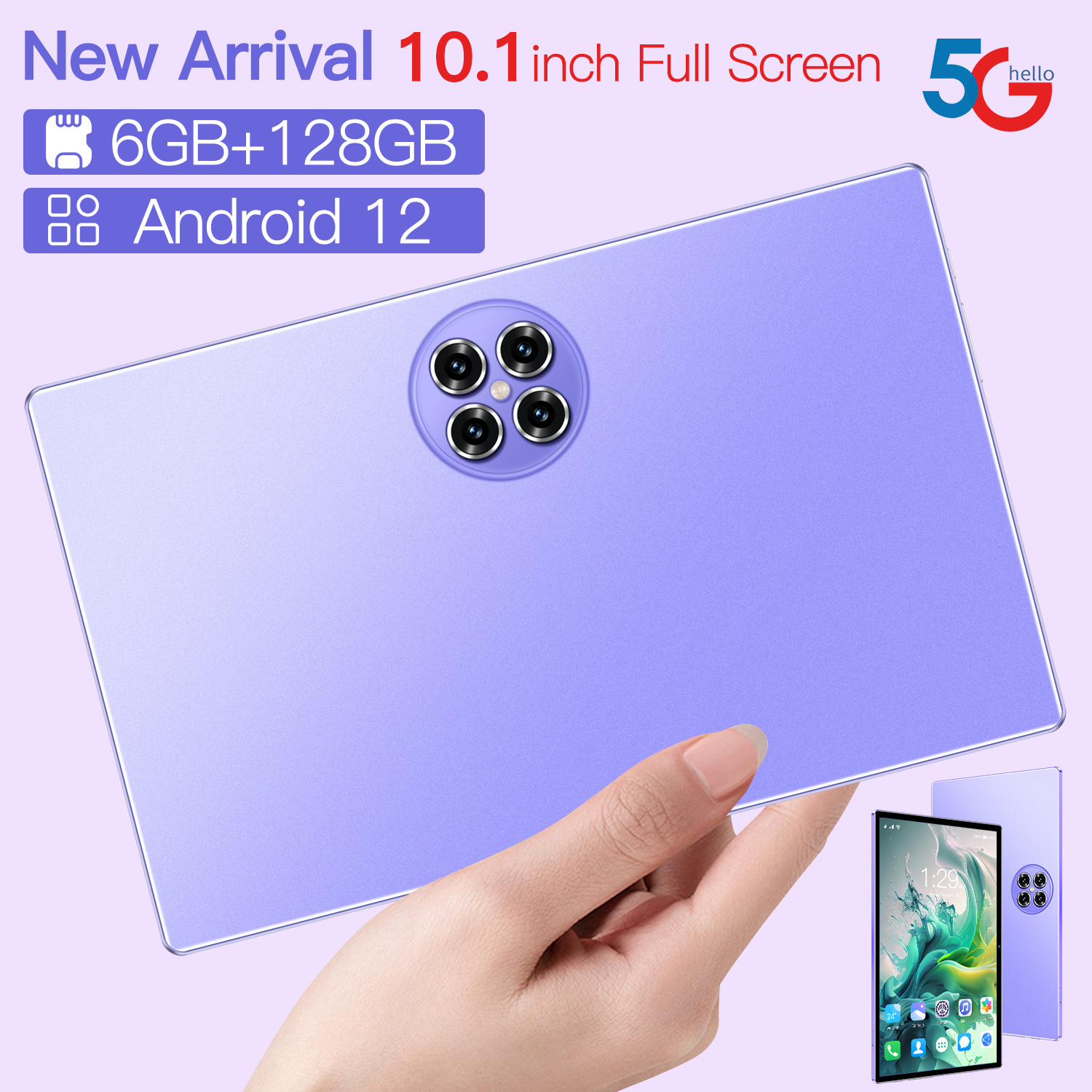 2024 NEW OEM Manufacturer Small Tablet Android Industrial Tablet Pc 10Inch 4+64Gb Android Tablet Pos For Commercial Using