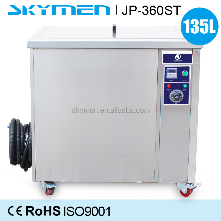 Ultrasonic washing  135L engine parts removing oil cleaning wheel rims ultrasonic cleaning machine