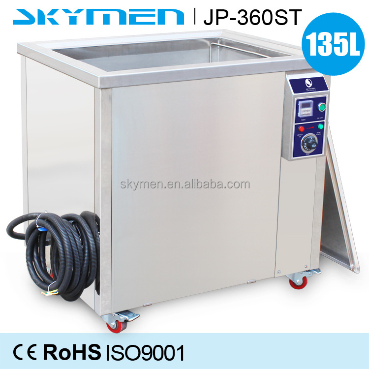 Ultrasonic washing  135L engine parts removing oil cleaning wheel rims ultrasonic cleaning machine