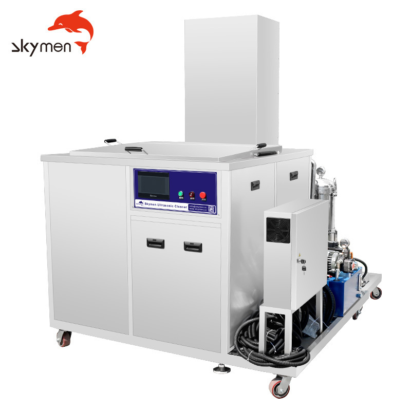 Skymen 100l industrial ultrasonic cleaner with CE/ROHS/FCC for various spare parts degreasing/derusting/ removing dirt