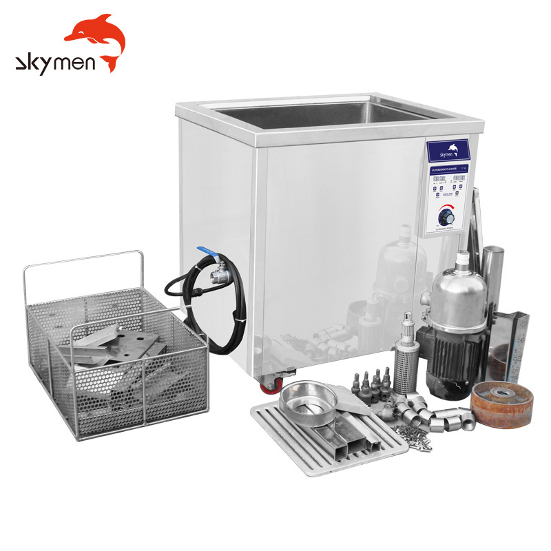 Skymen 100l industrial ultrasonic cleaner with CE/ROHS/FCC for various spare parts degreasing/derusting/ removing dirt