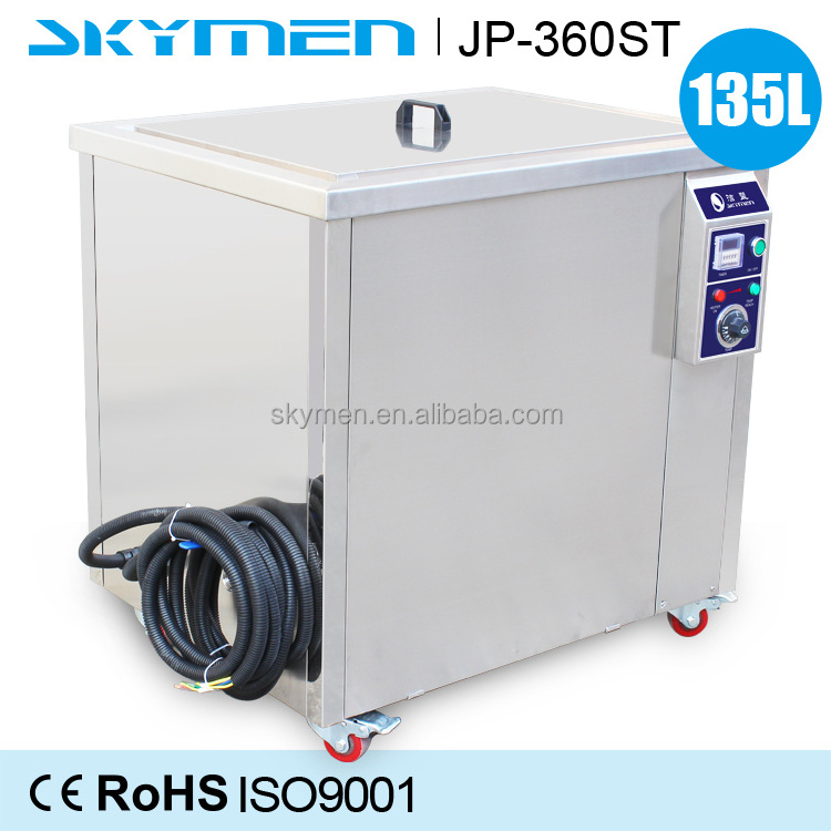 Ultrasonic washing  135L engine parts removing oil cleaning wheel rims ultrasonic cleaning machine