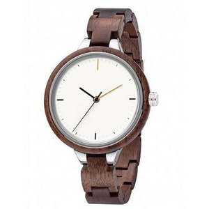 Women Custom Fashion Regal Waterproof Watches Japan Movt Face Waterproof Wood Watch