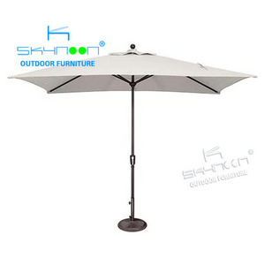 High quality fabric aluminum garden umbrella new design poolside sunshade outdoor umbrella beach parasol(TK009)