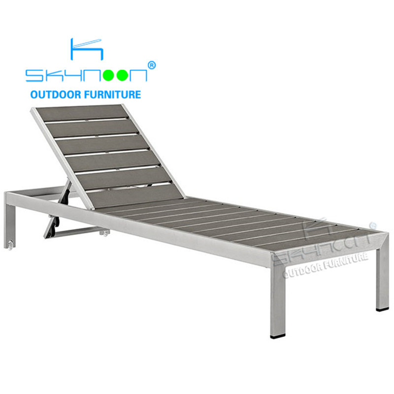 sun lounger wood cheap garden sun loungers Best selling sunlounger Hotel swimming poolside Modern Design pool bed(63003)