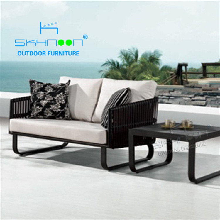 Modern outdoor furniture super large low price rattan garden aluminum retro factory direct prestige outdoor furniture(22047)