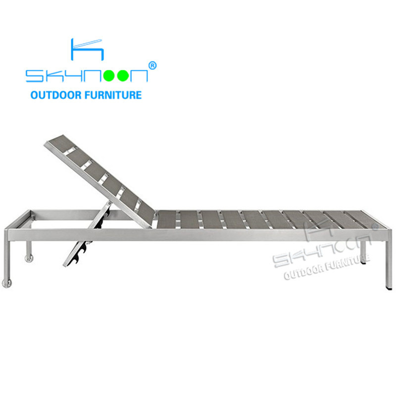 sun lounger wood cheap garden sun loungers Best selling sunlounger Hotel swimming poolside Modern Design pool bed(63003)