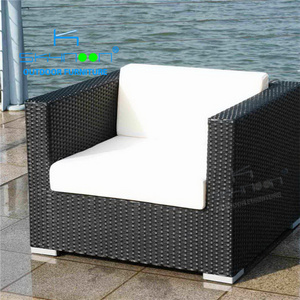 Outdoor furniture rattan wicker restaurant aluminum garden living room wicker furniture outdoor(12005)