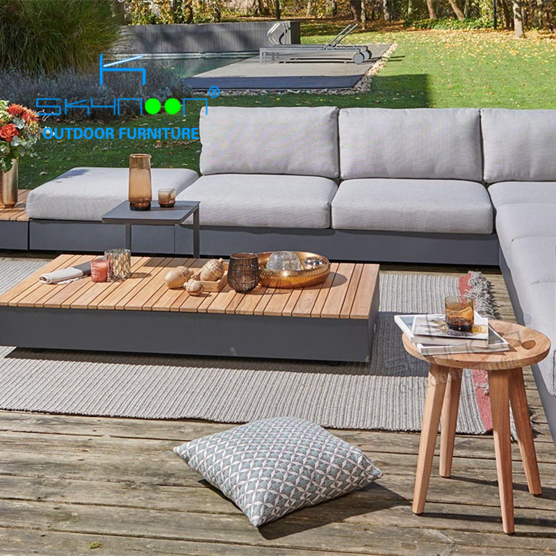 Garden furniture sofa cover sofa set waterproof best choice professional design restaurant garden sofa set(32104)