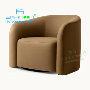 Wholesale indoor swivel fabric armchair modern upholstered sofa Best choices new style indoor outdoor sofa(TK9319)