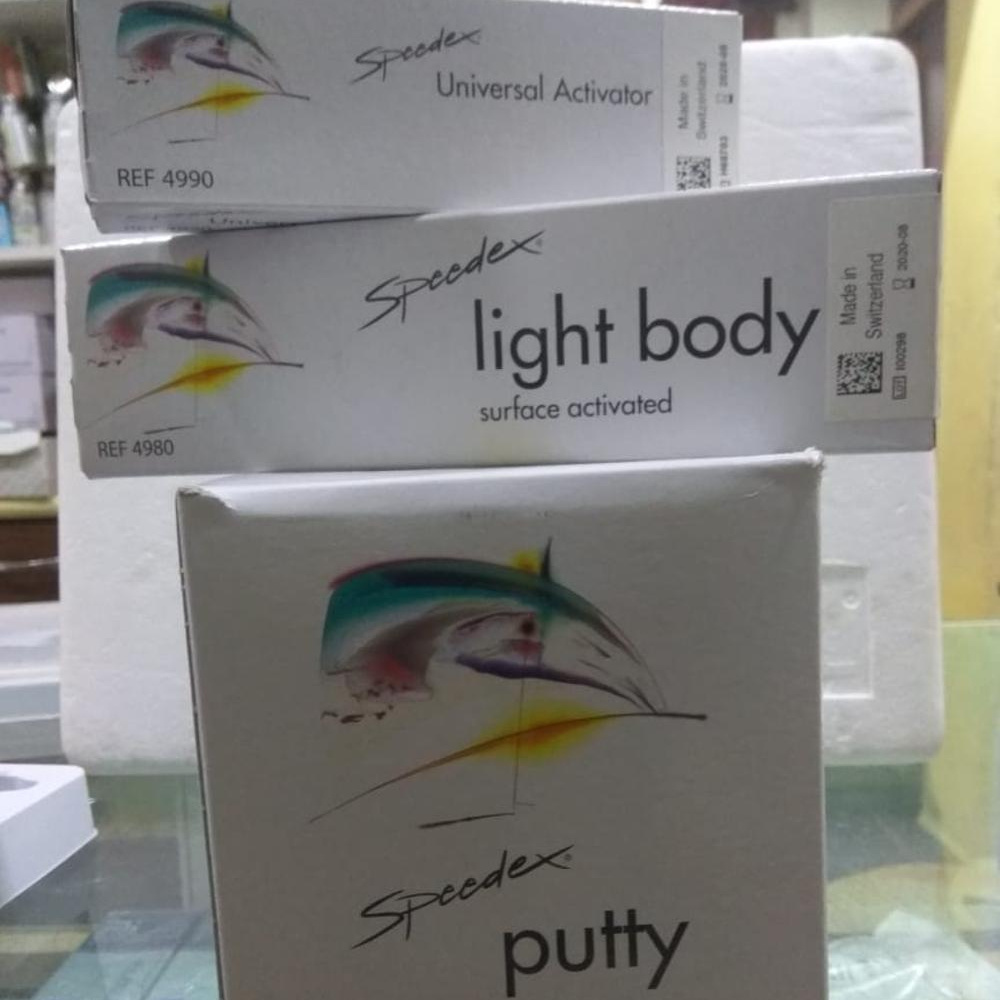 speedex Putty Light body Universal Activator Coltene Speedex Light Body Only Whaledent C-Silicon Impression Material