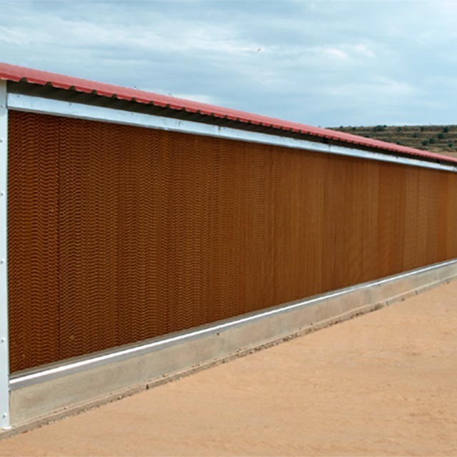 Greenhouse cooling system wet curtain cooling pad for chicken house