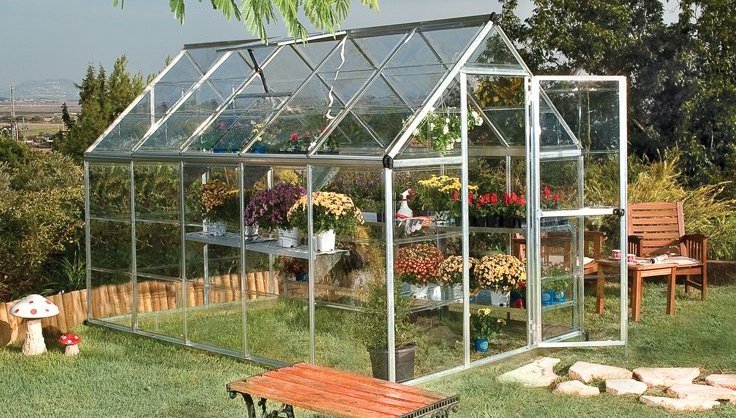 Skyplant Small Plant House Durable Mini Green House mini glass greenhouse