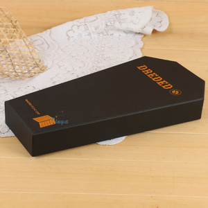 cardboard black coffin shape big paper box