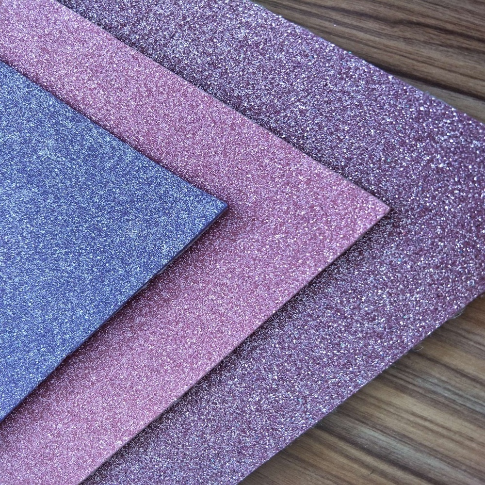 Anti-Tear Wear-resisting Felt Glitter EVA Starry Foam Sheet Colorful Handicraft Goma EVA Foam Sheets