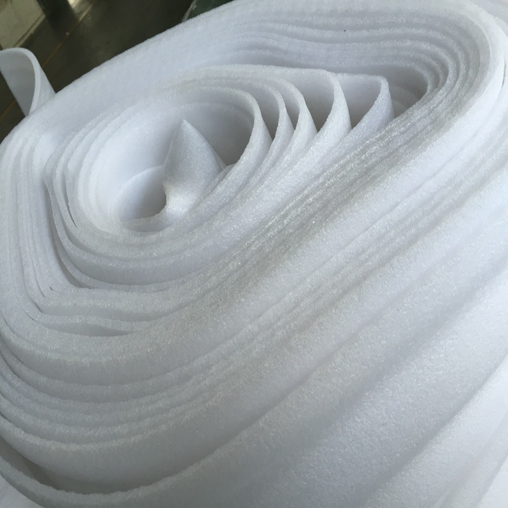 Factory wholesale custom white EPE foam sheet roll used in fruit packaging industry / Polyethylene foam