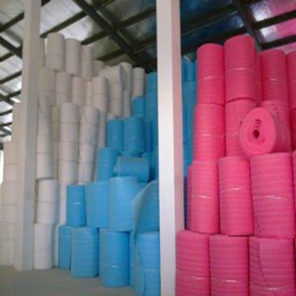 Factory wholesale custom white EPE foam sheet roll used in fruit packaging industry / Polyethylene foam