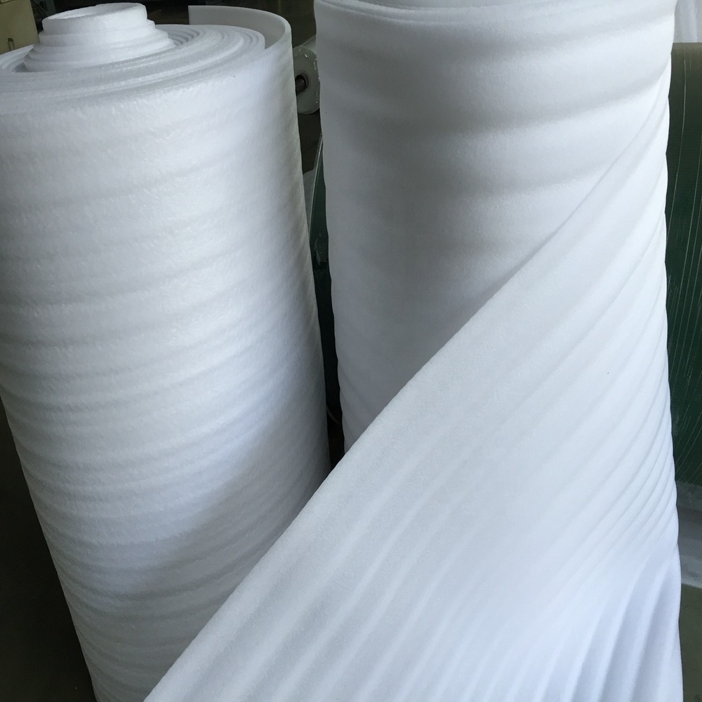 Factory wholesale custom white EPE foam sheet roll used in fruit packaging industry / Polyethylene foam