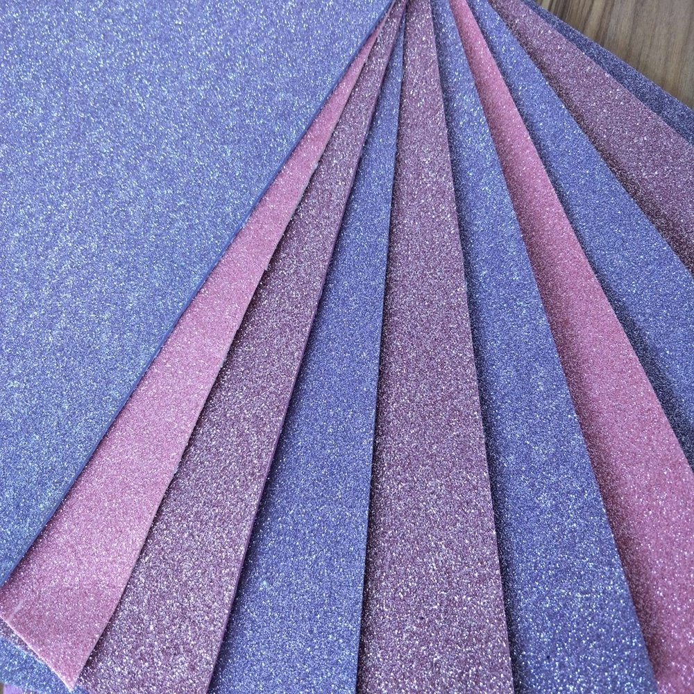 Anti-Tear Wear-resisting Felt Glitter EVA Starry Foam Sheet Colorful Handicraft Goma EVA Foam Sheets