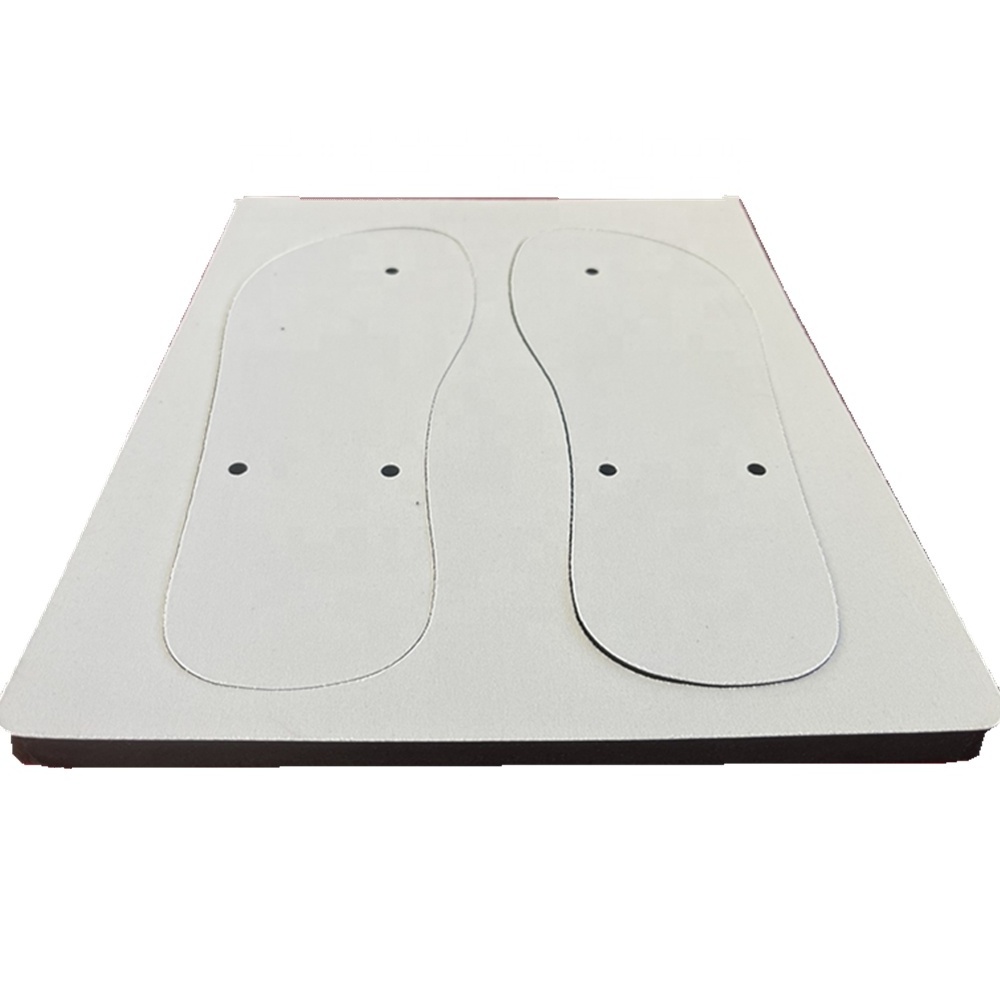 Manufacture EVA foam rubber material sheets for shoe soles slippers flip flop sandals making