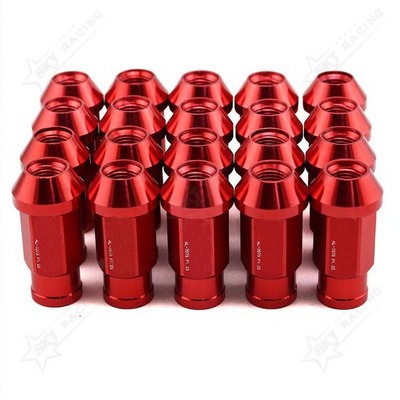 20pcs D1 Spec Wheel Nuts JDM Aluminium Wheel Racing Lug Lock Nuts  M12X1.25 / M12X1.5 For Ford Toyota Mitsubishi