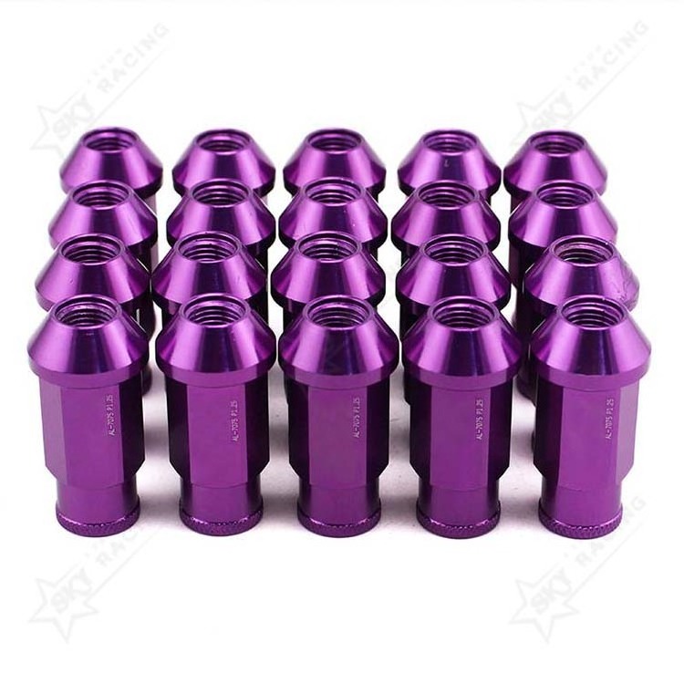 20pcs D1 Spec Wheel Nuts JDM Aluminium Wheel Racing Lug Lock Nuts  M12X1.25 / M12X1.5 For Ford Toyota Mitsubishi