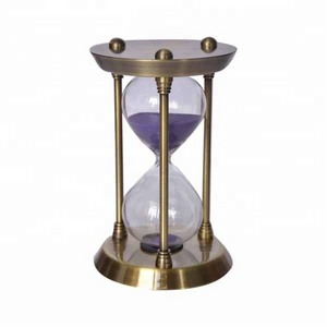 30 Minutes Metal Frame Glass Hourglass Sand Timer 50 minutes hourglass