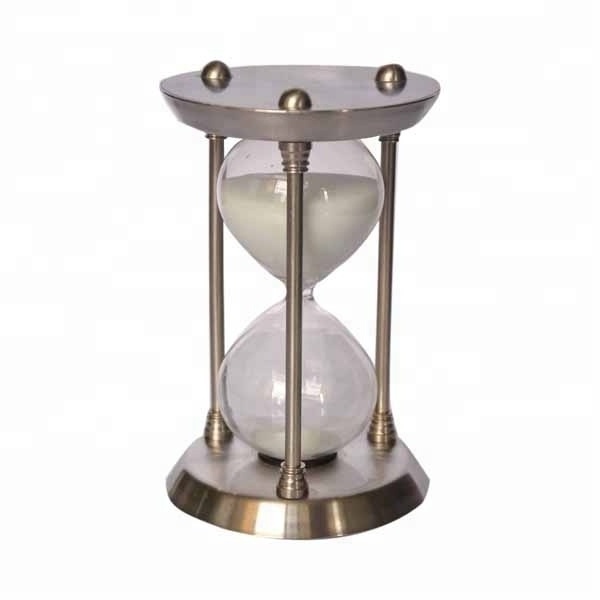 30 Minutes Metal Frame Glass Hourglass Sand Timer 50 minutes hourglass