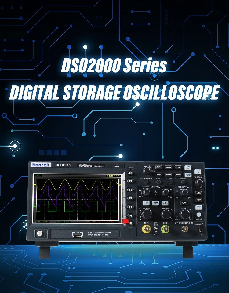 Digital Oscilloscope DSO2C10 2C15 2D10 2D15 2 Channels 100Mhz/150Mhz Storage USB Osciloscopio Portable Multimeter Tester