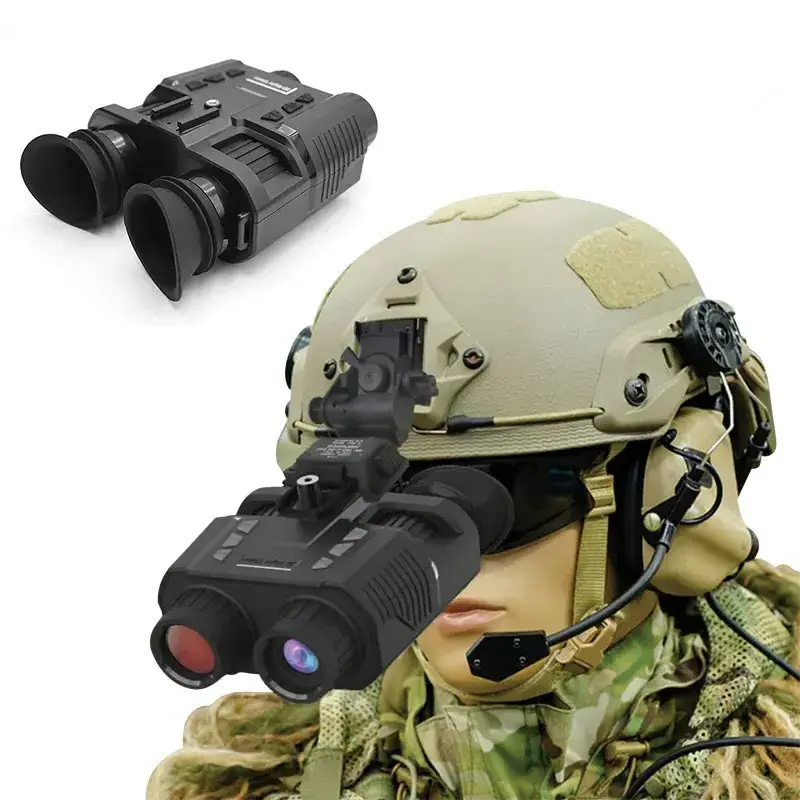 LUXUN NV8000 4K Infrared Night Vision Goggles Binoculars Hunting Night Vision Helmet Night Vision Device With Helmet Holder