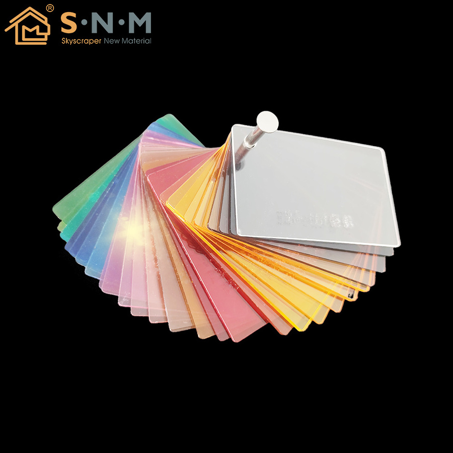 skyscraper factory widely used plastic products high transparent color clear acrylic extruded acrylic sheet