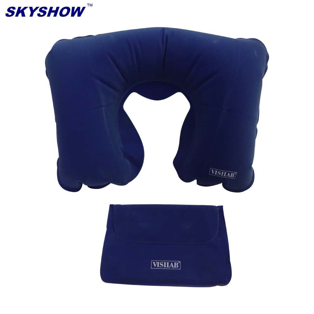 The Best Promotional Gifts Comfortable U Shape Inflatable Travel Neck Pillow For Travel, Airplane, Car, Outdoor Camping