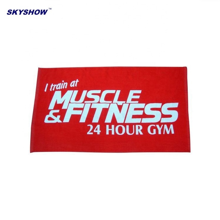 Wholesale Custom Printed Microfiber Pocket Fishing Towel Fitness Towel Cotton Gym Fitness Sports Towel