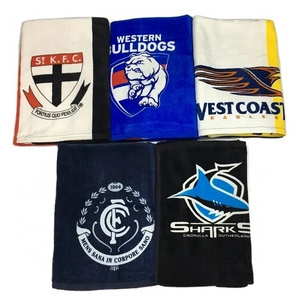 Luxury Club Beach Towel Custom 100% Cotton Velour Custom Sand Free Beach Towel For Ball