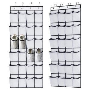 Top Quality Over the Door Closet Hanging Organizer 24 Pockets Hanging Shoe Organizer