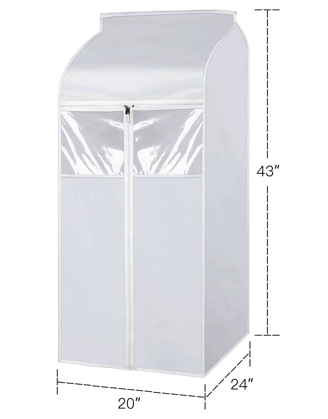 Factory Supply Closet Dustproof Garment Cover Bag for Storage Three Dimensional Garment Rack Cover