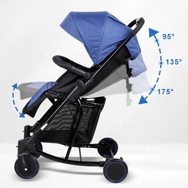 Multifunctional Stroller Stroller One Hand Folding Lightweight Travel Umbrella Cart