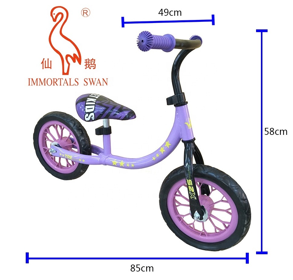 New Design 12-inch Baby Children Balance Bike Kids Riding Toys Toddler Push Bicycle For 18 Months to 5 Years Old