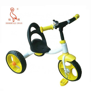 3 Wheels Tricycle Kids Baby Boys Girls Ride On Toys Learn To Walk Toddler Tricycle Kids Baby Bike With Safety Bell Handle