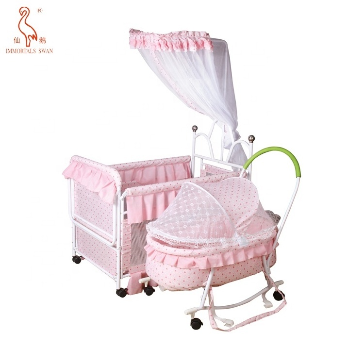 Modern Style High Quality Modern Baby Cot Bed Crib Bedding Baby Cradle Swing Cribs For Babies On Sale