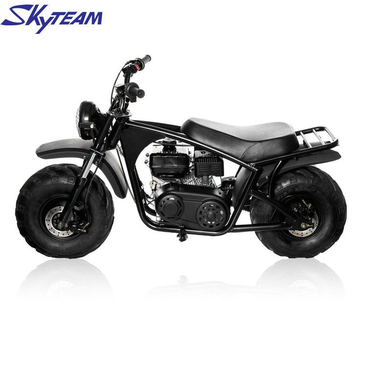 SKYTEAM  CE  APPROVED  212cc Gas powered Mini Bike Trail bike Fat wide tires Motorcycle