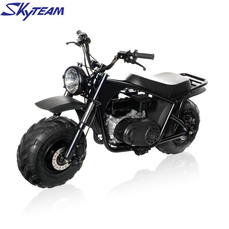 SKYTEAM  CE  APPROVED  212cc Gas powered Mini Bike Trail bike Fat wide tires Motorcycle