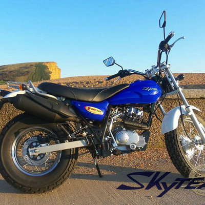 SKYTEAM V-Raptor 125cc&250cc 4 stroke street motorcycle (EEC Euro III EURO3 Approval 120/80-18" / 180/80-14")