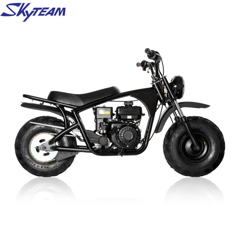 SKYTEAM  CE  APPROVED  212cc Gas powered Mini Bike Trail bike Fat wide tires Motorcycle