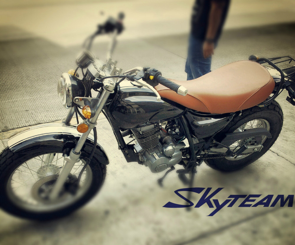 SKYTEAM V-Raptor 125cc&250cc 4 stroke street motorcycle (EEC Euro III EURO3 Approval 120/80-18